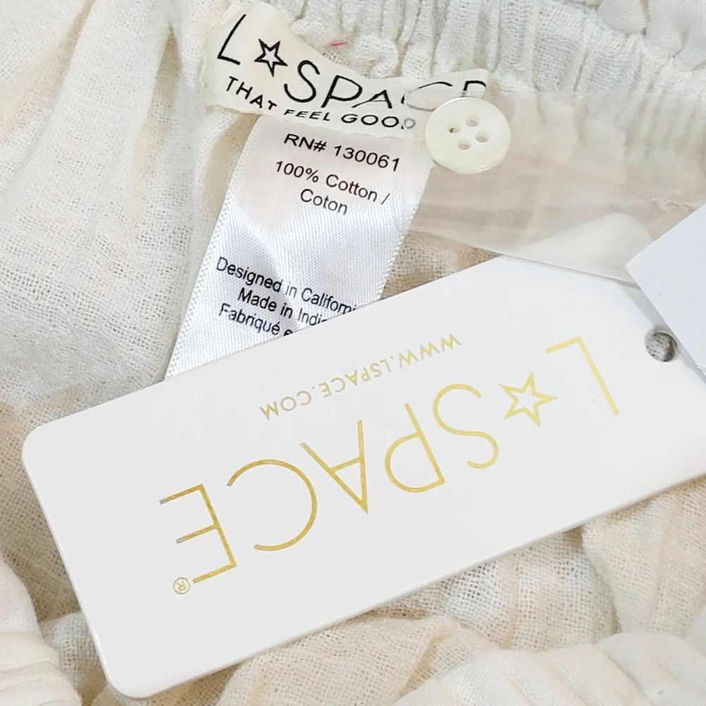 NWT L*SPACE Kira Swimsuit Cover Up Coverup Cover-Up Gauzy Maxi Dress Medium NEW - Picture 11 of 15